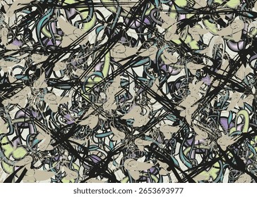 Fondo lineal de colores con alas de mariposa y Elementos florales para textiles o fundas. Motivos tropicales para batiks, telas, scrapbooking, azulejos, modas, alfombras, Fondos de pantalla, carteles dinámicos
