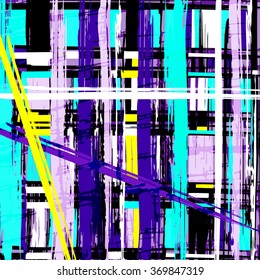 colored lines Graffiti pattern on a colored background