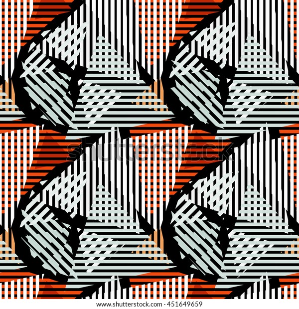 colored lines Graffiti pattern on a black\
background vector\
illustration