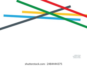 Colored lines on a white background.