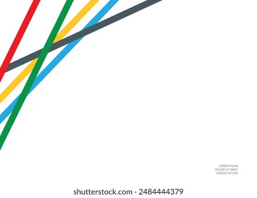 Colored lines on a white background.