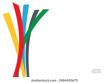 Colored lines on a white background.