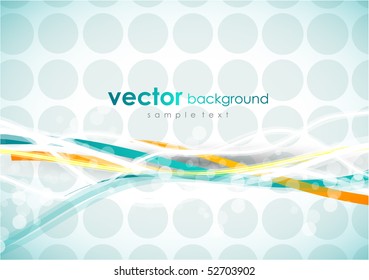 Colored lines. Vector abstract background