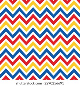 colored lines in zic zac