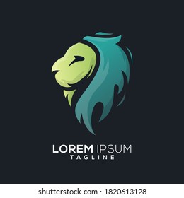 Farbiges Logo für den Löwenkopf - einsatzbereit