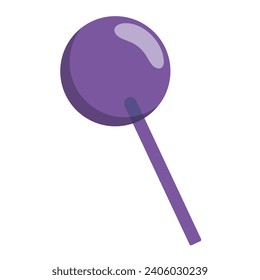 Colored lollipop candy icon Vector illustration