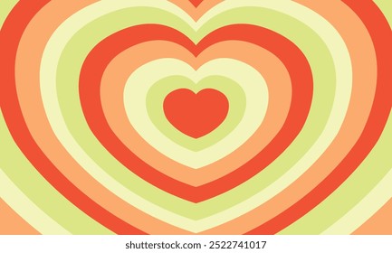 Ilustración de amor coloreada para el fondo del Vector, día de San Valentín, aniversario de bodas, pareja amorosa, enamorarse