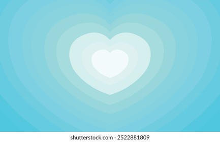 Ilustración de amor coloreada para el fondo del Vector, día de San Valentín, aniversario de bodas, pareja amorosa, enamorarse