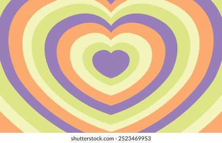 Ilustración de amor coloreada para el fondo del Vector, día de San Valentín, aniversario de bodas, pareja amorosa, enamorarse