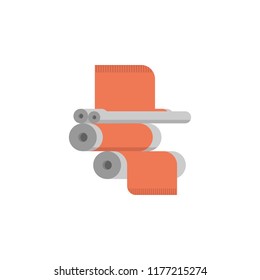 colored machine production icon. Element of production for mobile concept and web apps illustration. Colored icon for website design and development, app development