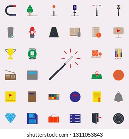 colored magic wand icon. Web icons universal set for web and mobile