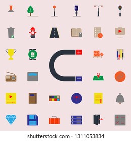 colored magnet icon. Web icons universal set for web and mobile