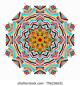 colored mandala. decorative element for your design
