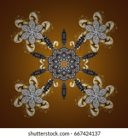 Colored mandala on background. Mandala style. Vector illustration. Rich ethnic striped ornamental pattern geometric design.