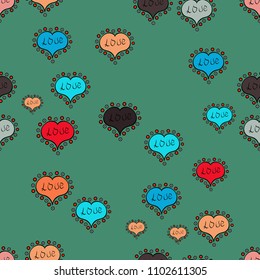 Colored mandala on blue, gray and orange colors. Rich ethnic striped seamless pattern geometric design. Vector illustration. Mandala style.