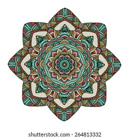Colored mandala. Vector illustration