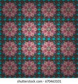 Colored mandalas element. Vector illustration. Background.