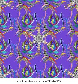 Colored Mandalas on background. Vintage vector decorative elements. Oriental pattern. Islam, Arabic, Indian, turkish, pakistan, chinese, ottoman motifs.