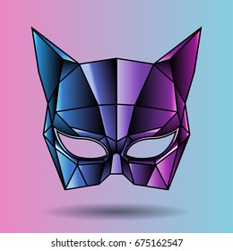 colored mask superhero