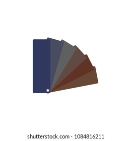 colored material samples illustration. Element of construction tools for mobile concept and web apps. Detailed material samples illustration can be used for web and mobile on white background