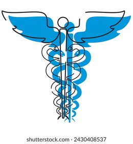 Colored medicine icon Vector illustration