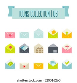 Colored Message Icons. 