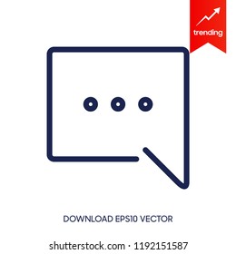 colored message vector icon