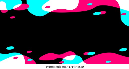 Colored modern background in the style of the social network. Digital background. Stream cover. Social media concept. Vector illustration. EPS10