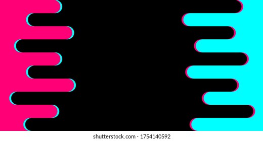 Colored modern background in the style of the social network. Digital background. Stream cover. Social media concept. Vector illustration. EPS10