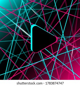 Colored modern background in the style of the social network. Digital background. Stream cover. Social media concept. Vector illustration. EPS10