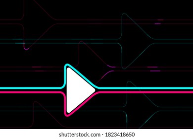 Colored modern background in the style of the social network. Digital background. Stream cover. Social media concept. Vector illustration. EPS10