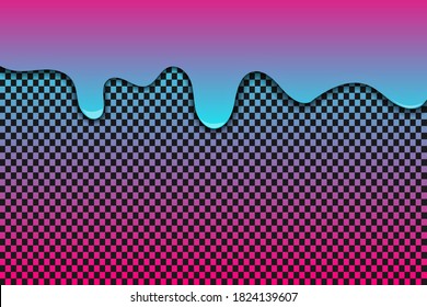 Colored modern background in the style of the social network. Digital background. Stream cover. Social media concept. Vector illustration. EPS10