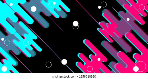 Colored modern background in the style of the social network. Digital background. Stream cover. Social media concept. Vector illustration. EPS10