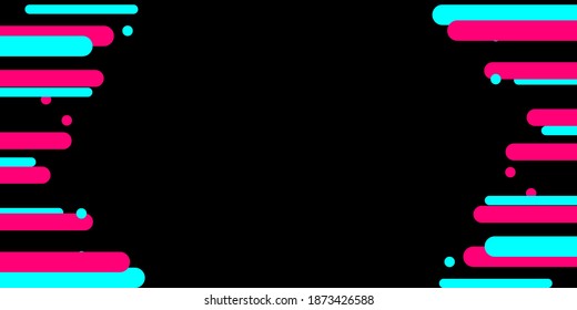 Colored modern background in the style of the social network. Digital background. Stream cover. Social media concept. Vector illustration. EPS10