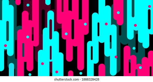 Colored modern background in the style of the social network. Digital background. Stream cover. Social media concept. Vector illustration. EPS10