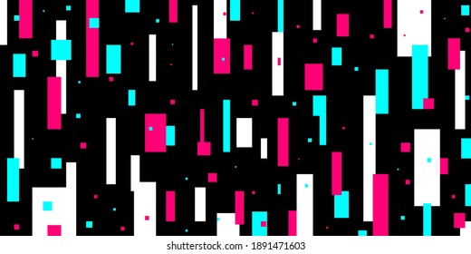 Colored modern background in the style of the social network. Digital background. Stream cover. Social media concept. Vector illustration. EPS10