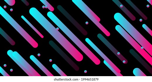 Colored modern background in the style of the social network. Digital background. Stream cover. Social media concept. Vector illustration. EPS10