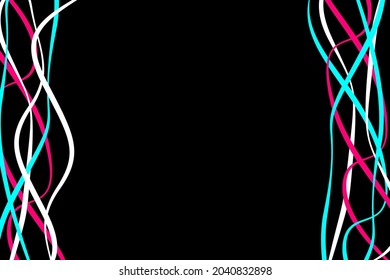 Colored modern background in the style of the social network. Digital background. Stream cover. Social media concept. Vector illustration. EPS10