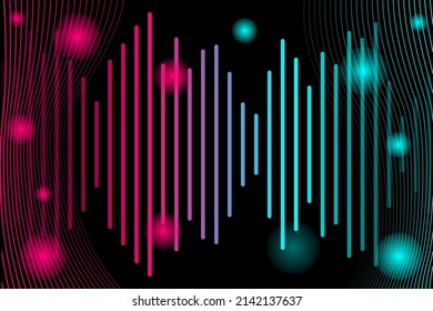 Colored modern background in the style of the social network. Digital background. Stream cover. Social media concept. Vector illustration. EPS10