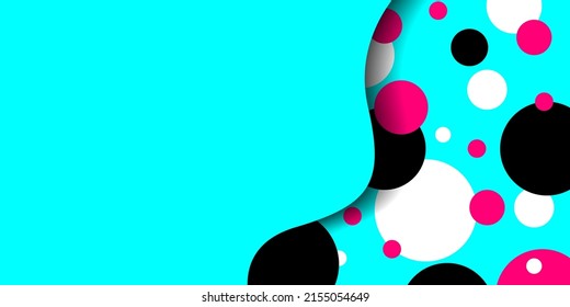Colored modern background in the style of the social network. Digital background. Stream cover. Social media concept. Vector illustration. EPS10