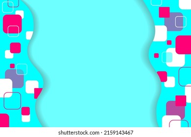 Colored modern background in the style of the social network. Digital background. Stream cover. Social media concept. Vector illustration. EPS10