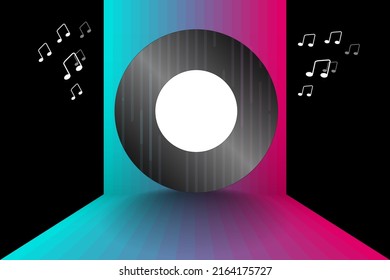 Colored modern background in the style of the social network. Digital background. Stream cover. Social media concept. Vector illustration. EPS10
