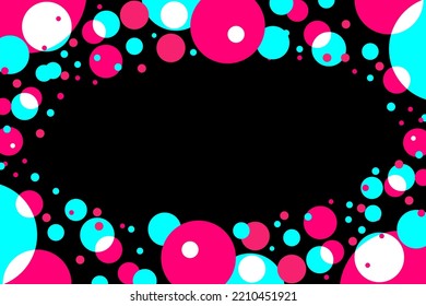 Colored modern background in the style of the social network. Digital background. Stream cover. Social media concept. Vector illustration. EPS10