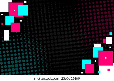 Colored modern background in the style of the social network. Digital background. Stream cover. Social media concept. Vector illustration. EPS10