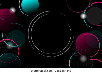 Colored modern background in the style of the social network. Digital background. Stream cover. Social media concept. Vector illustration. EPS10