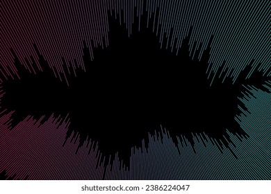 Colored modern background in the style of the social network. Digital background. Stream cover. Social media concept. Vector illustration. EPS10