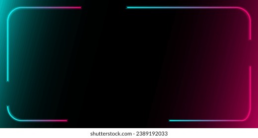 Colored modern background in the style of the social network. Digital background. Stream cover. Social media concept. Vector illustration. EPS10