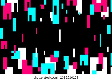 Colored modern background in the style of the social network. Digital background. Stream cover. Social media concept. Vector illustration. EPS10