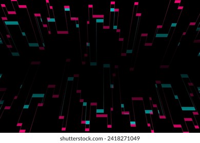 Colored modern background in the style of the social network. Digital background. Stream cover. Social media concept. Vector illustration. EPS10