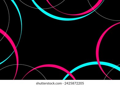 Colored modern background in the style of the social network. Digital background. Stream cover. Social media concept. Vector illustration. EPS10